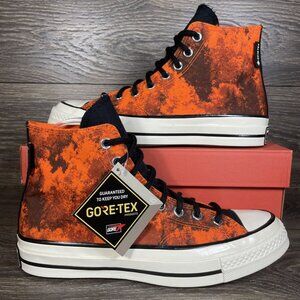 Converse Chuck 70 Hi Gore-Tex Sneakers Orange/Black  Size: US Men's 9